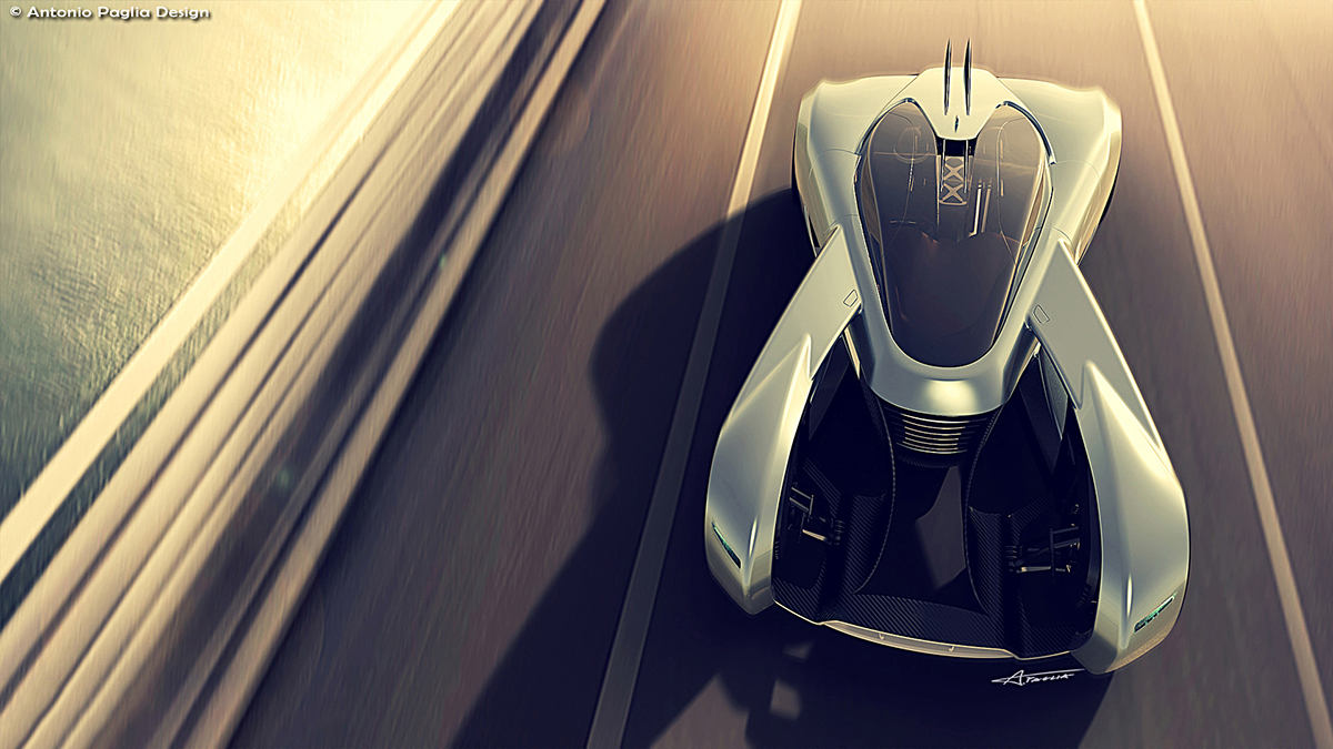 V series，Super electric sports car，conceptual design，